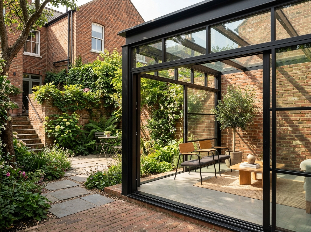 The Courtyard Sunroom by Metal Work Nepal