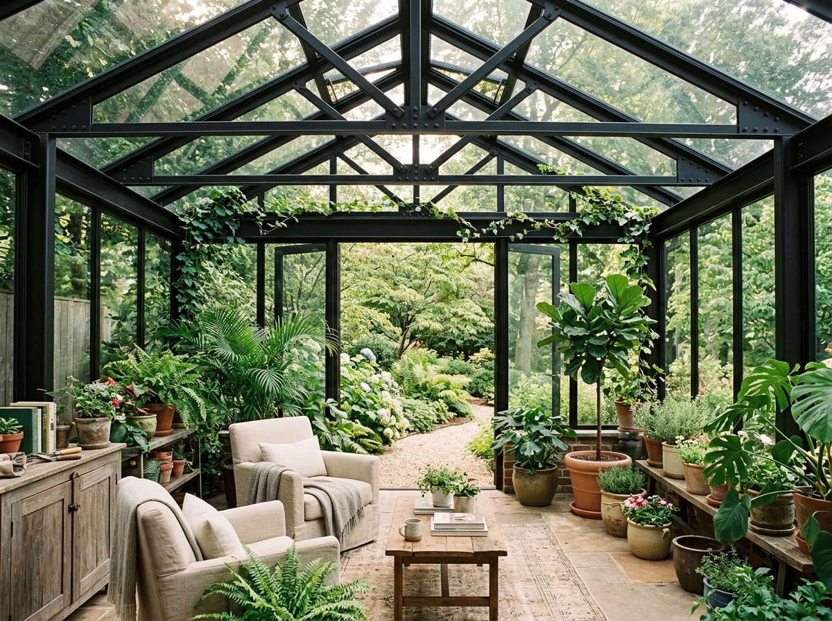 The Garden Sunroom by Metal Work Nepal