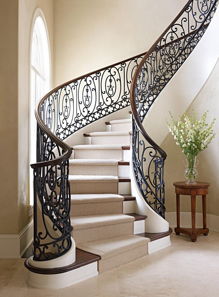 The Spiral Steps Railing by Metal Work Nepal